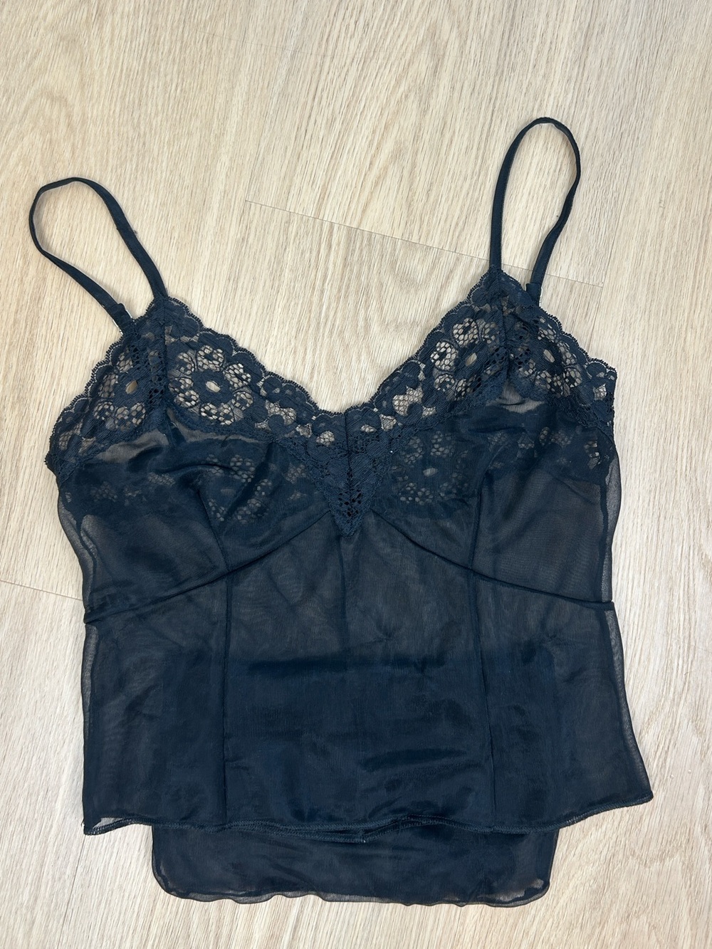 Y2K Vintage Jean Paul Gaultier Mesh Lace Cami